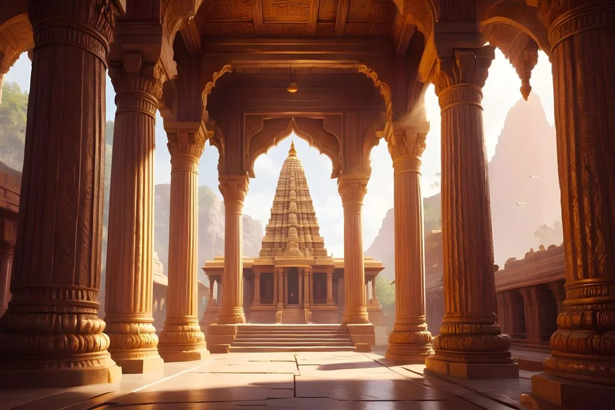 Beautiful indian temple