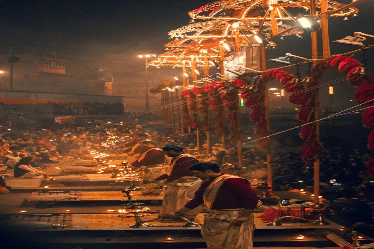 Ganga Aarti at Dashaswamedha Ghat in Varanasi
