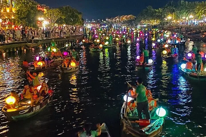 groups of people are sailing in boat