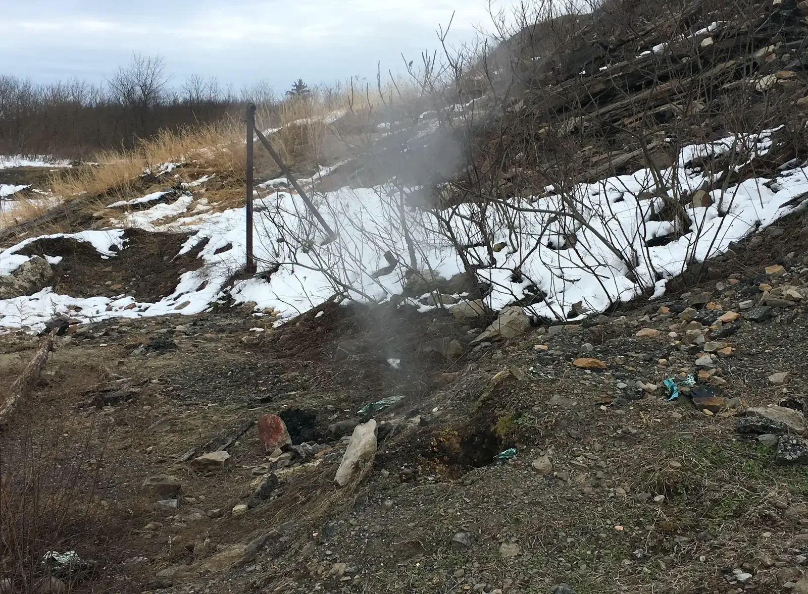 snow fall at baren land
