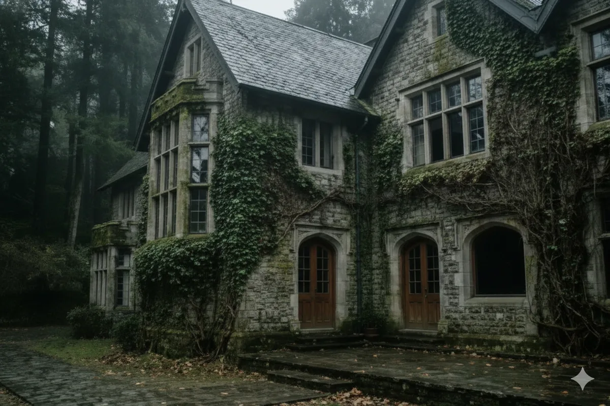 abandoned scary house