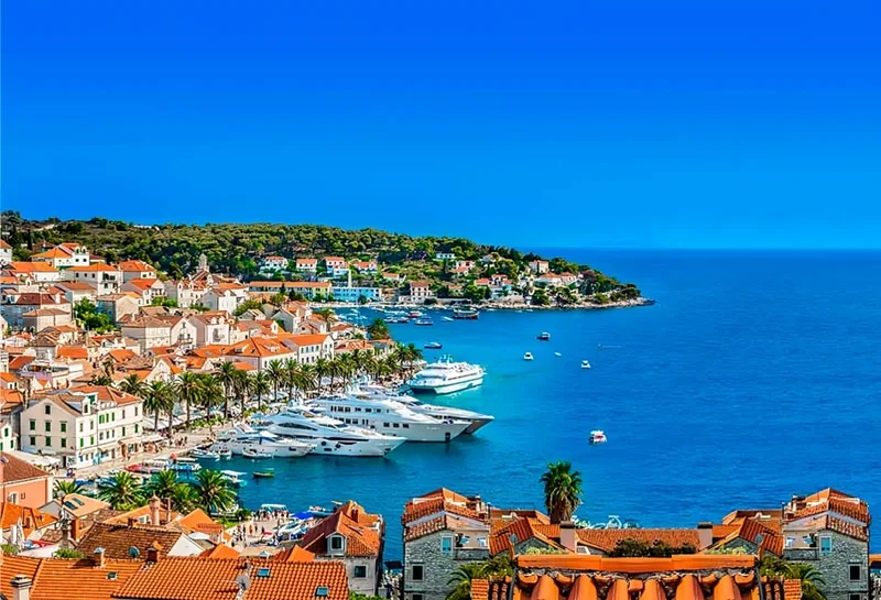 Luxury scenic view of Croatia