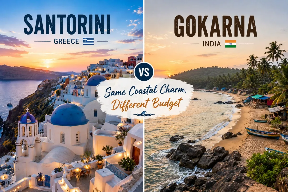 Santorini, Greece vs Gokarna