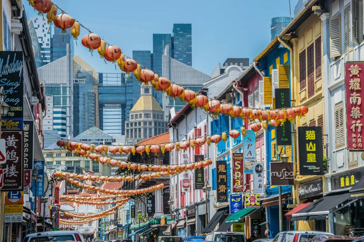 China town in Singapore