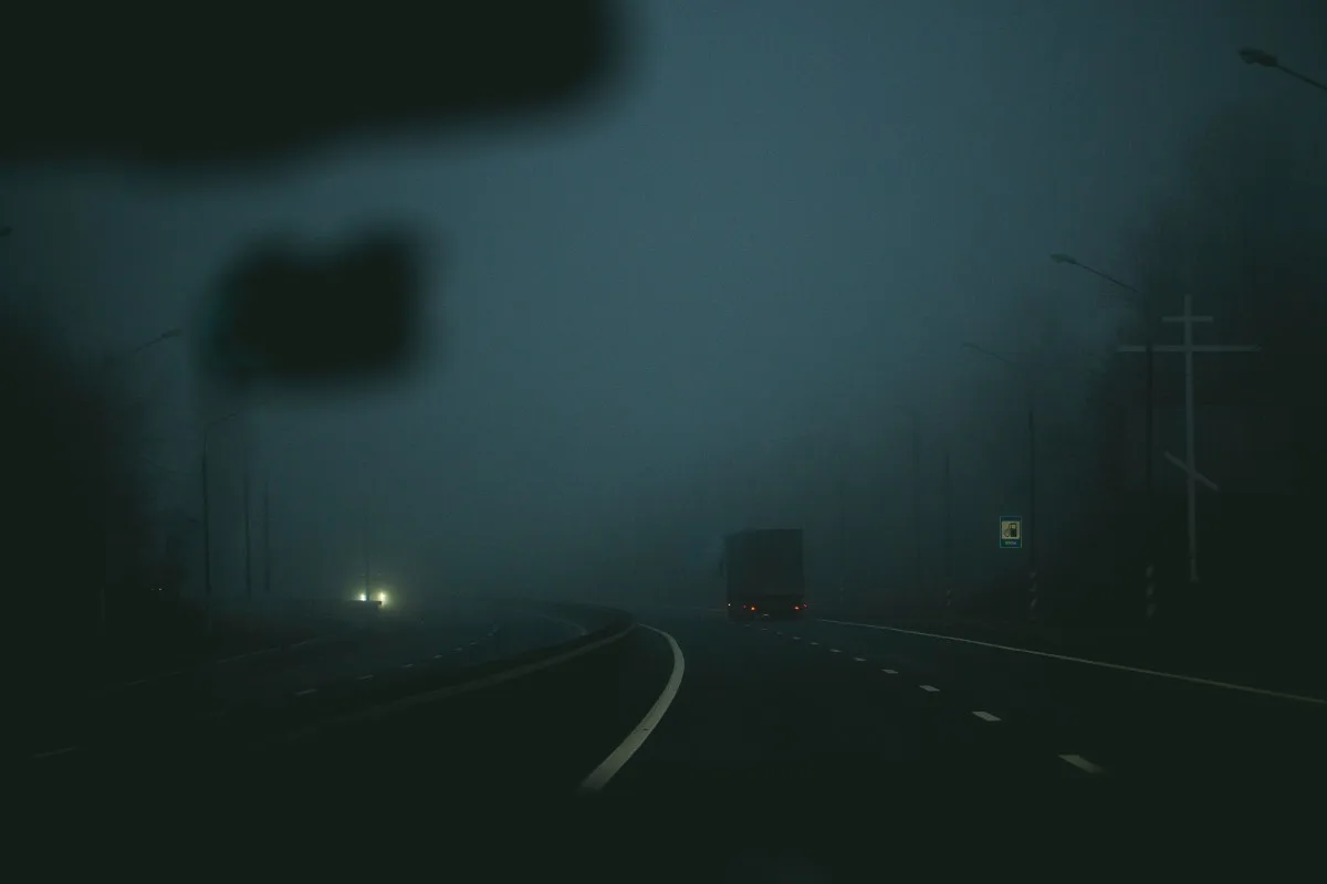 night view of spookie road vibe