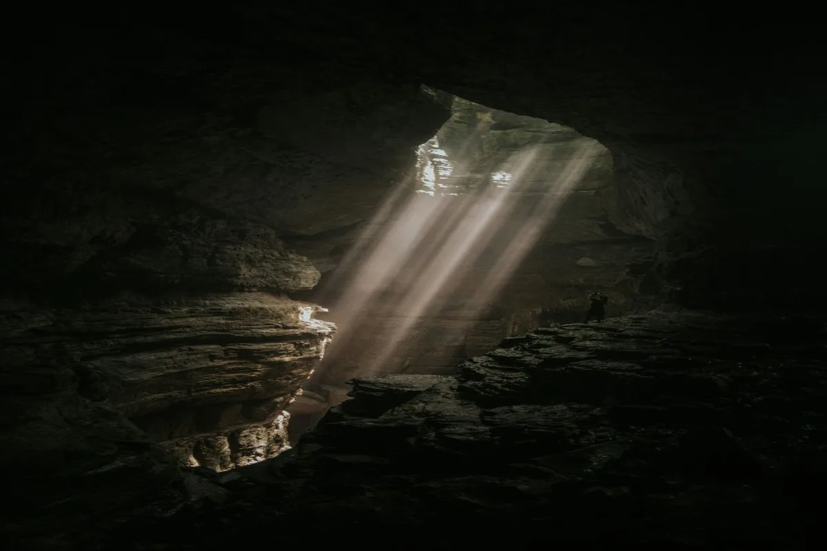 a cave