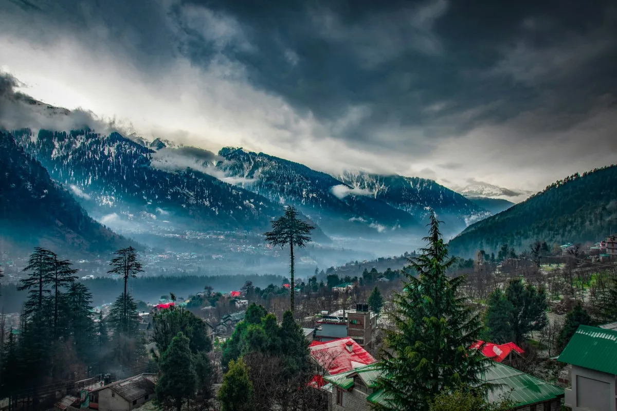 manali scenic moutain view