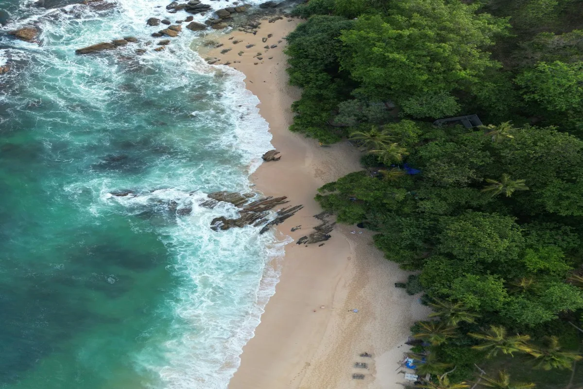Silent beach at Tangalle