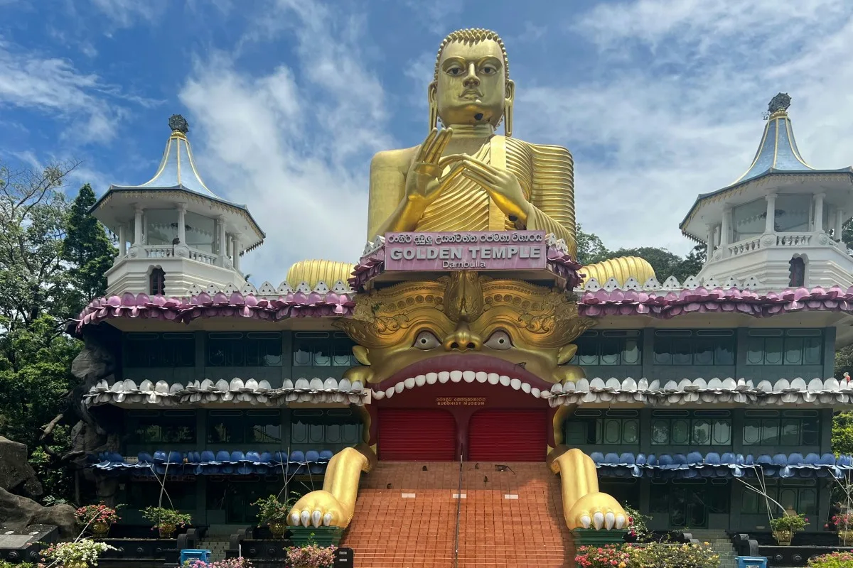 Dambulla Royal Cave Temple in Sri Lanka